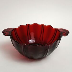 Anchor Hocking Vintage 1930 Oyster & Pearl Bowl